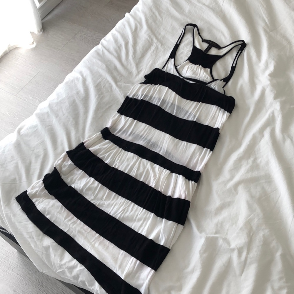 BCBG racer back mini dress